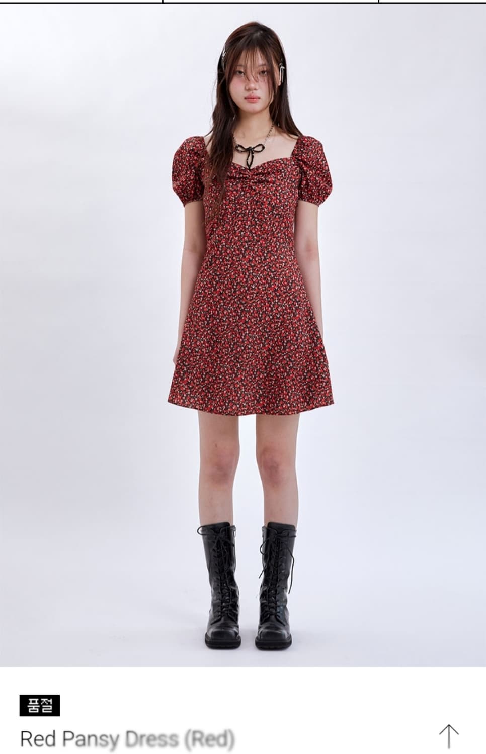 루루서울 Red Pansy Dress
사이즈S 새상품
 상품이미지1