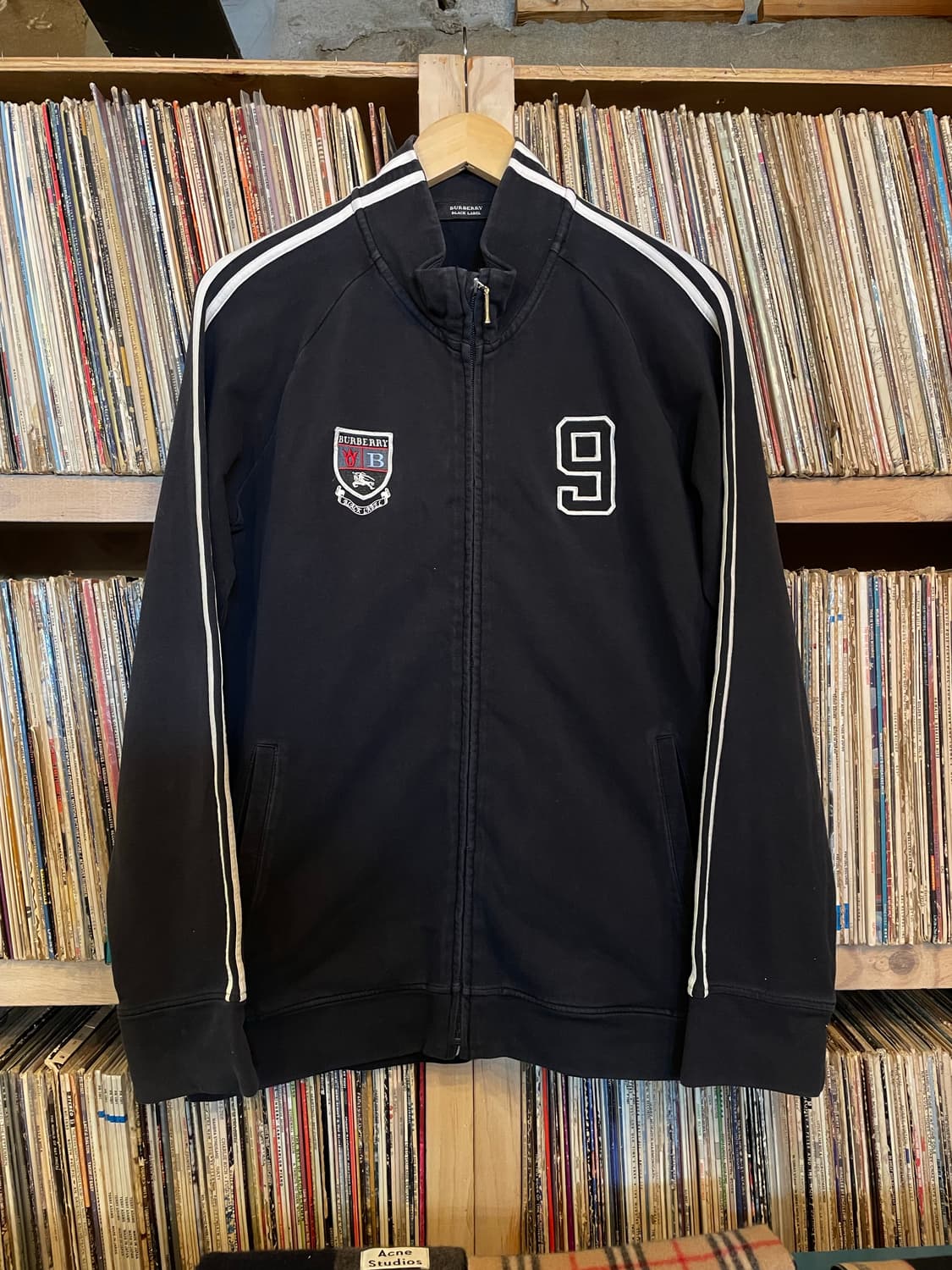 버버리 블랙라벨 사이드라인 코튼 트랙탑 집업 상품이미지1