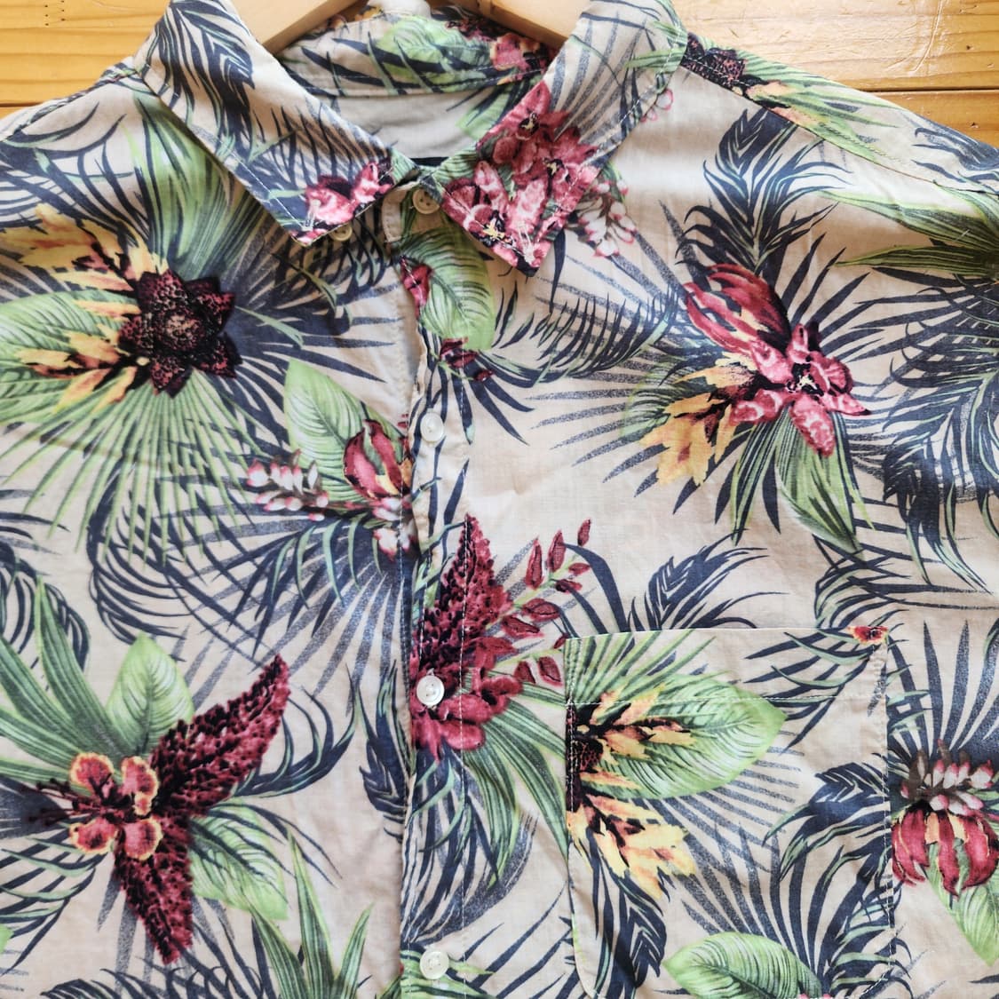 하와이안 반팔 셔츠 L 상품이미지2