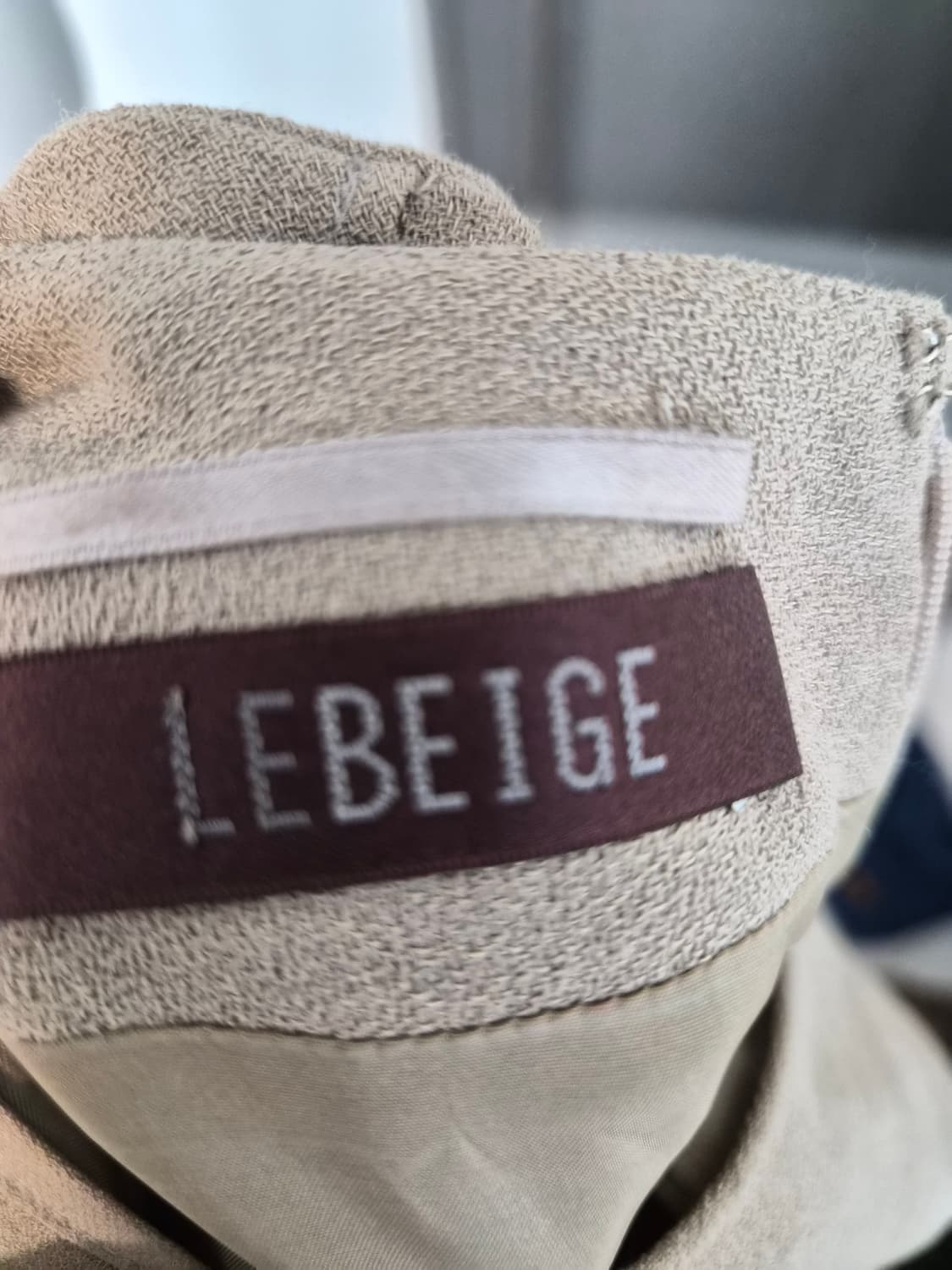 르베이지(LEBEIGE) 모 혼방 고급 니트 원피스 상품이미지5