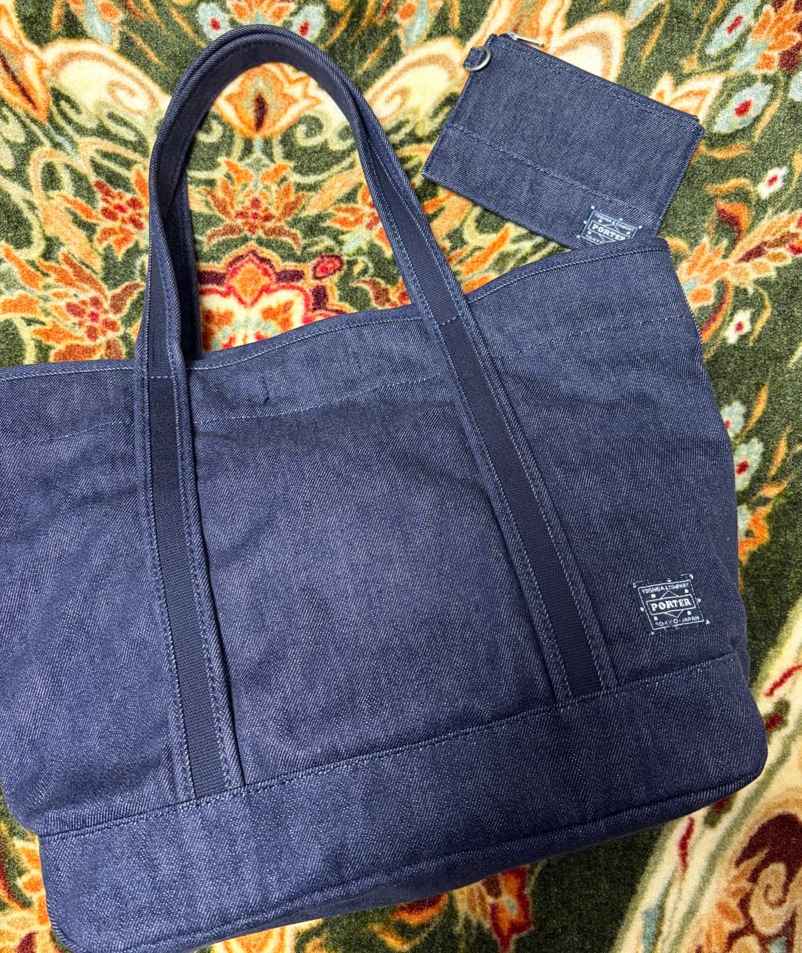 포터 데님 토트백 상품이미지1