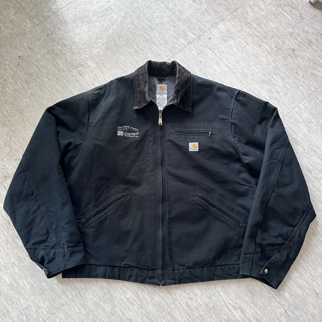 00s 칼하트 J01 48 디트로이트 블랙 MADE IN USA 상품이미지1