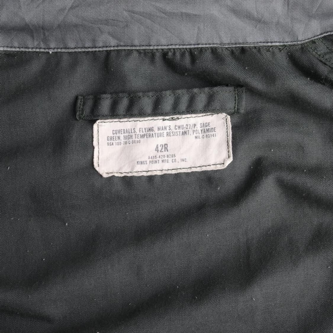 [U.S.A] 미군 CWU-27/P 플라이트 수트 (남성 42R)  어 상품이미지6