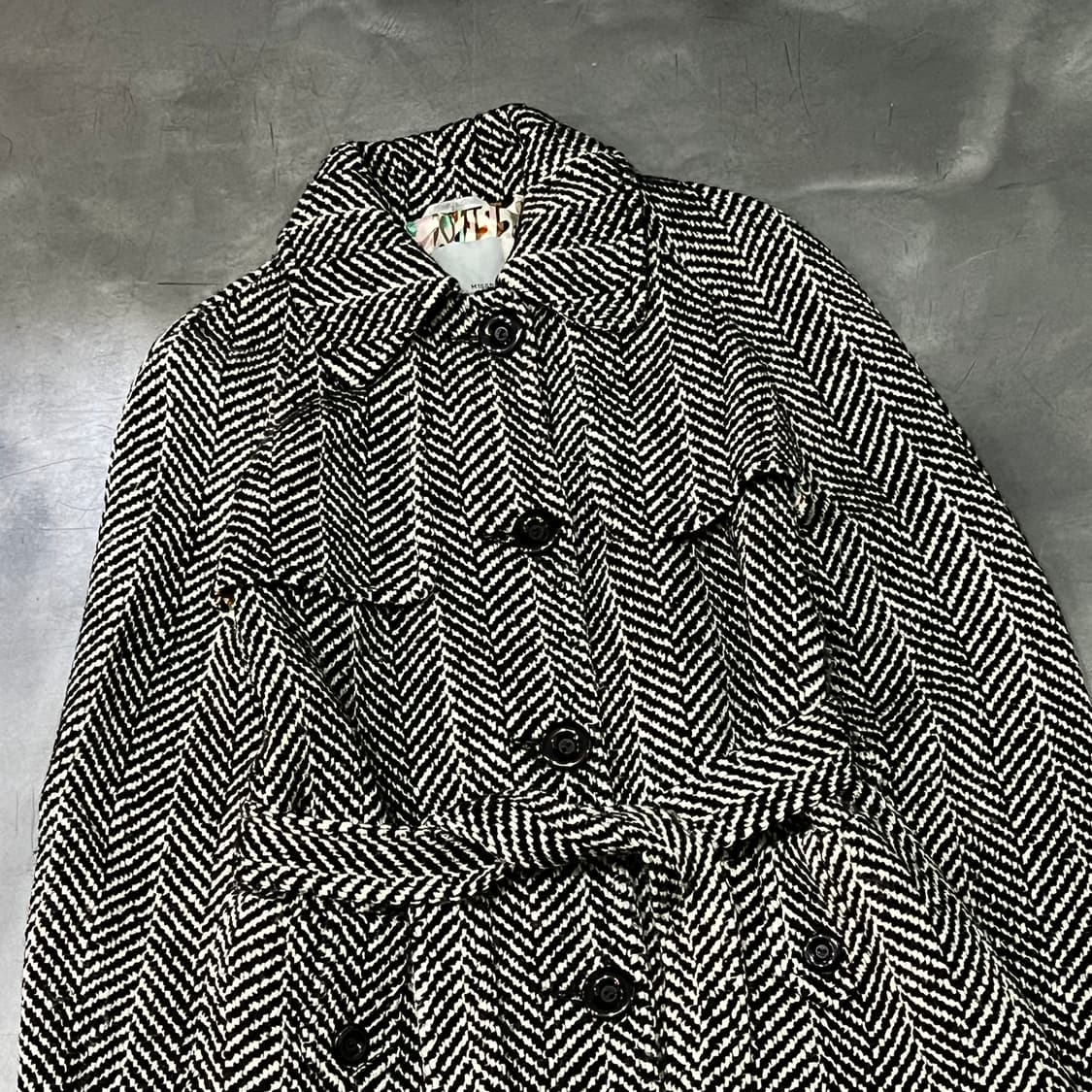  미쏘니 헤링본 울 맥코트 y14515 상품이미지3