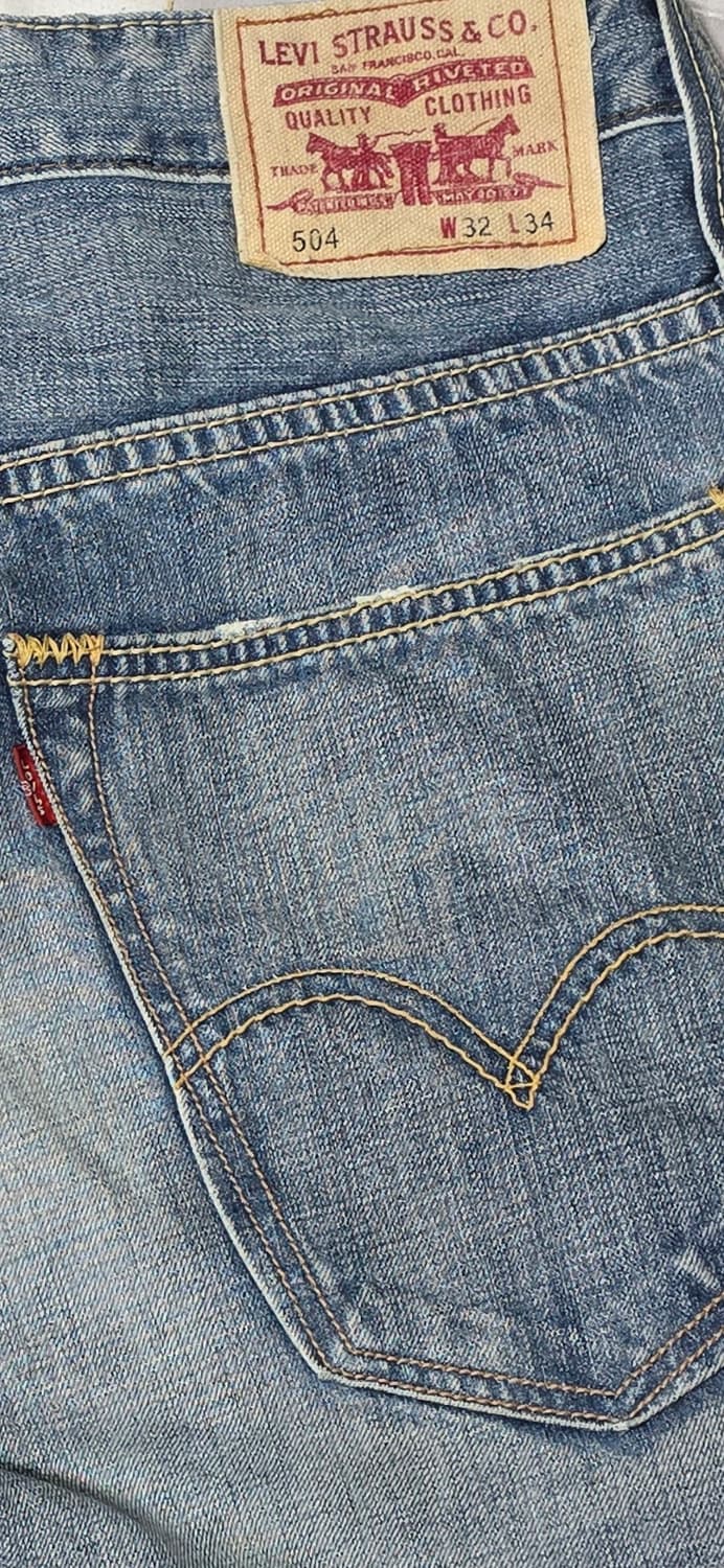 리바이스 504 청바지 W32 L34 상품이미지7