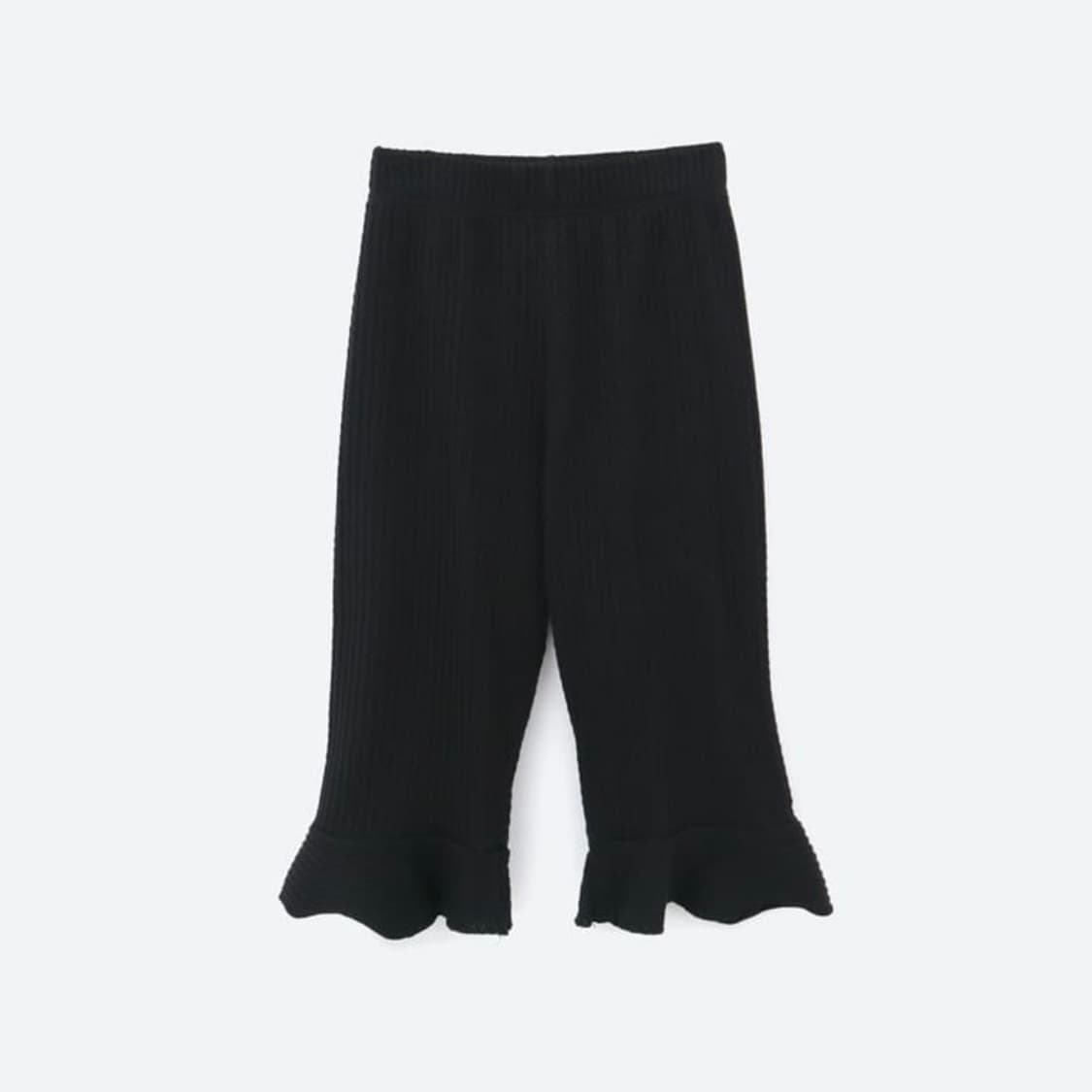 론론 러플 바이커 쇼츠 러플 팬츠 블랙 상품이미지3