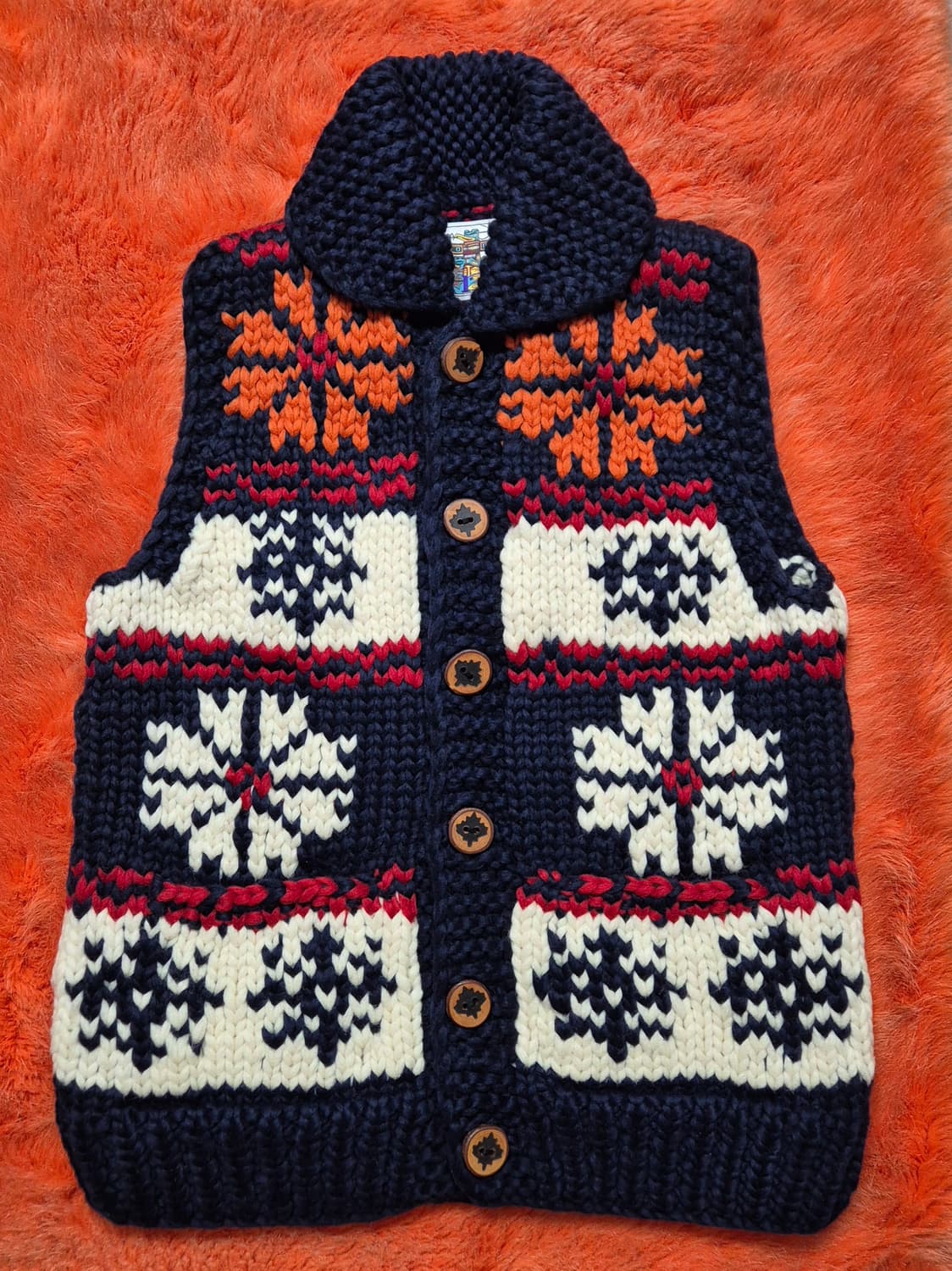 KANATA 카나타 눈꽃 패턴 코위찬 베스트 상품이미지1