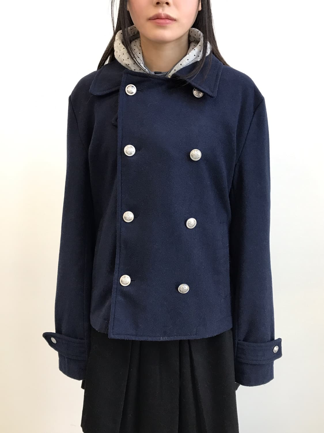 Jpn Classic Double Breasted Pea Coat 상품이미지2
