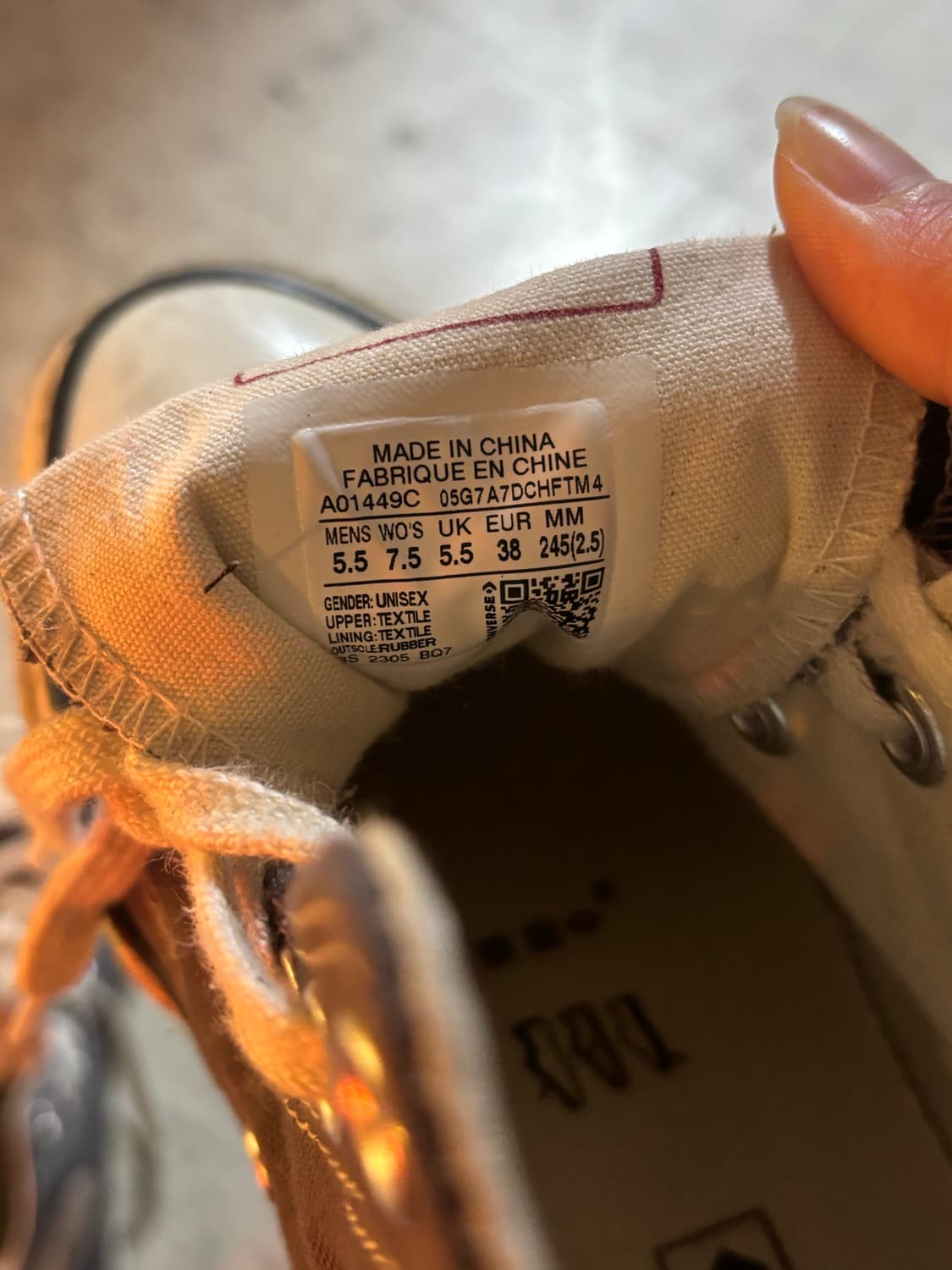 컨버스 척테일러 하이 다크그레이 245mm 상품이미지10