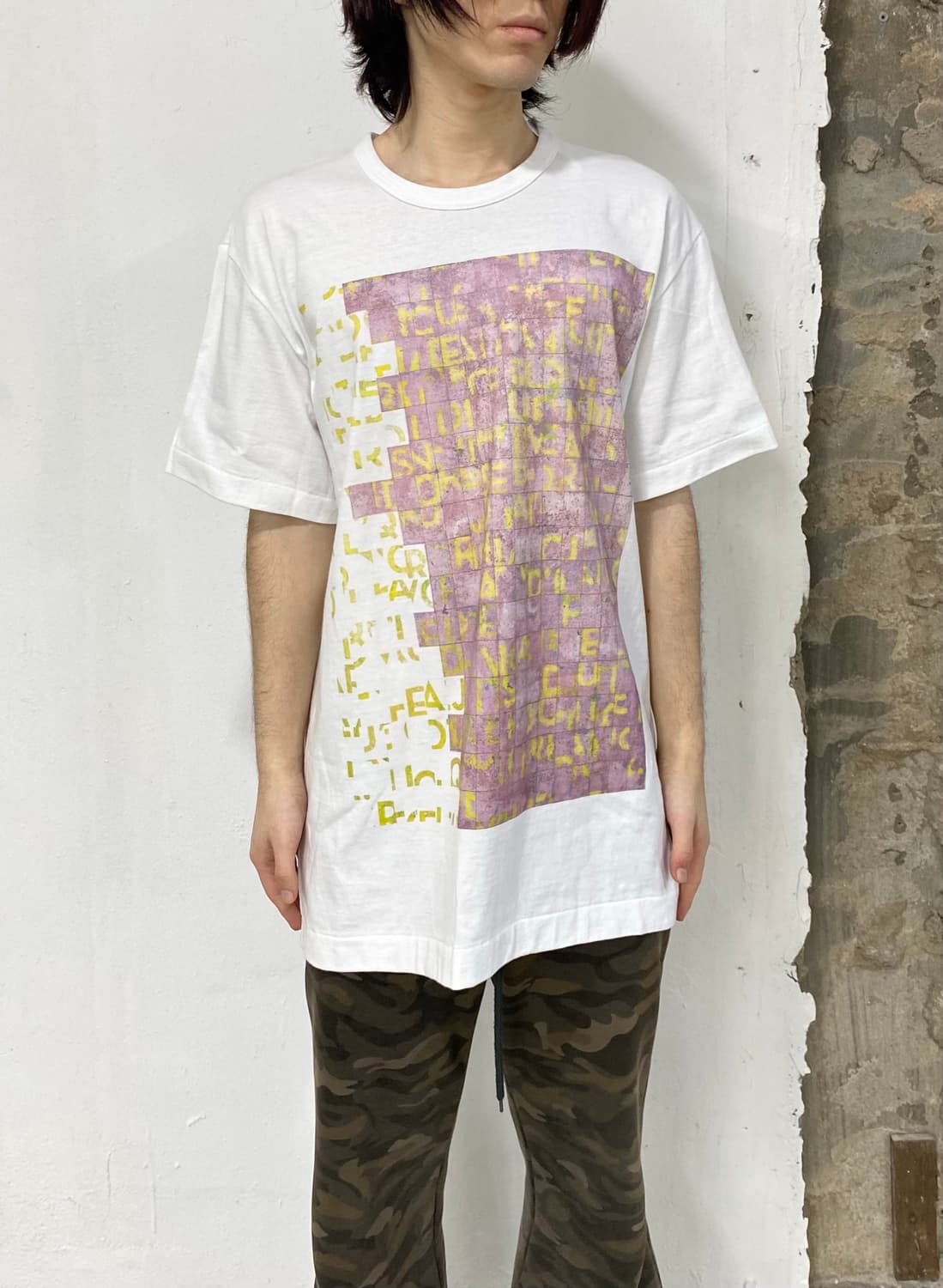 꼼데가르송 옴므 듀스 그래픽 티셔츠 상품이미지2