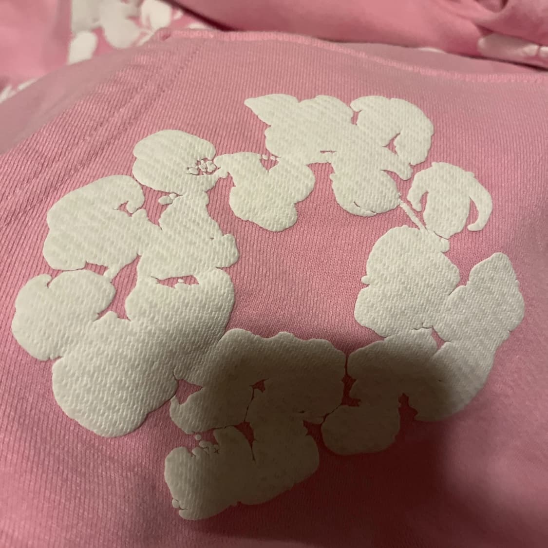 데님 티어스 더 코튼 리쓰 후드티 핑크 상품이미지3