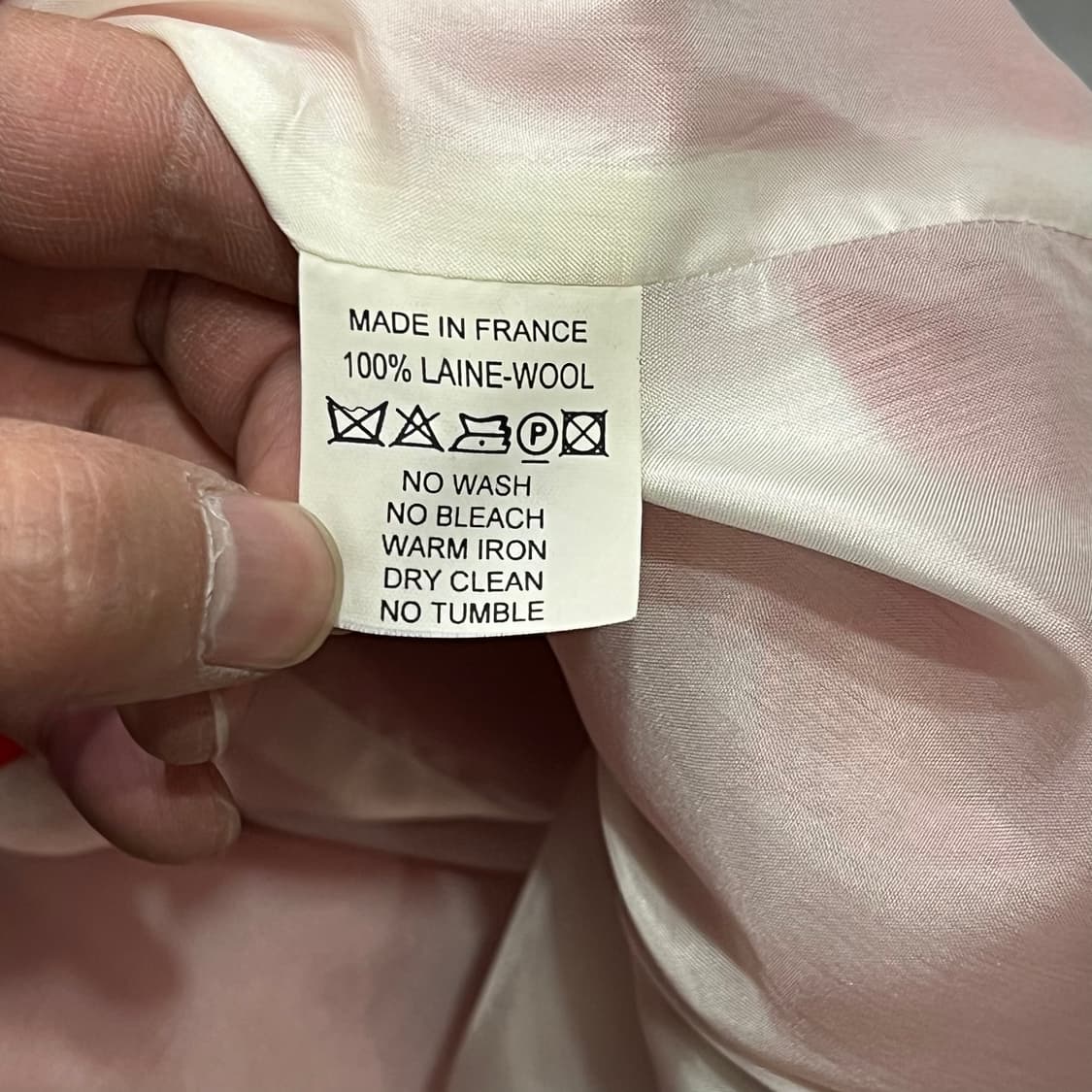  꾸레쥬 레드 울 셋업 +명품 감정서 y14937 상품이미지4