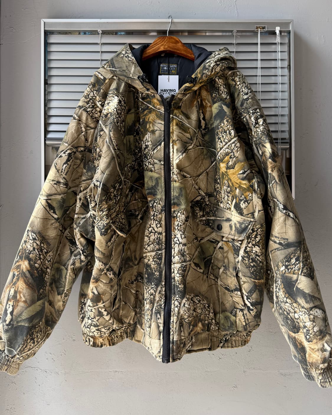 WFS burly camo real-tree jacket 상품이미지4