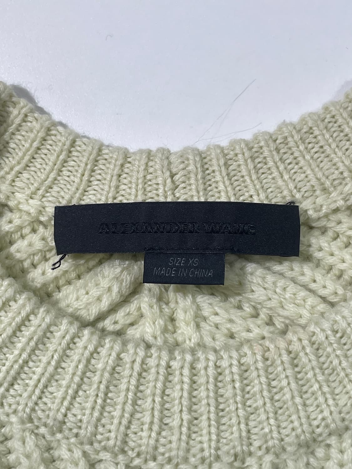 알렉산더 왕 라임 보스 슬릿 크롭 스웨터 상품이미지7