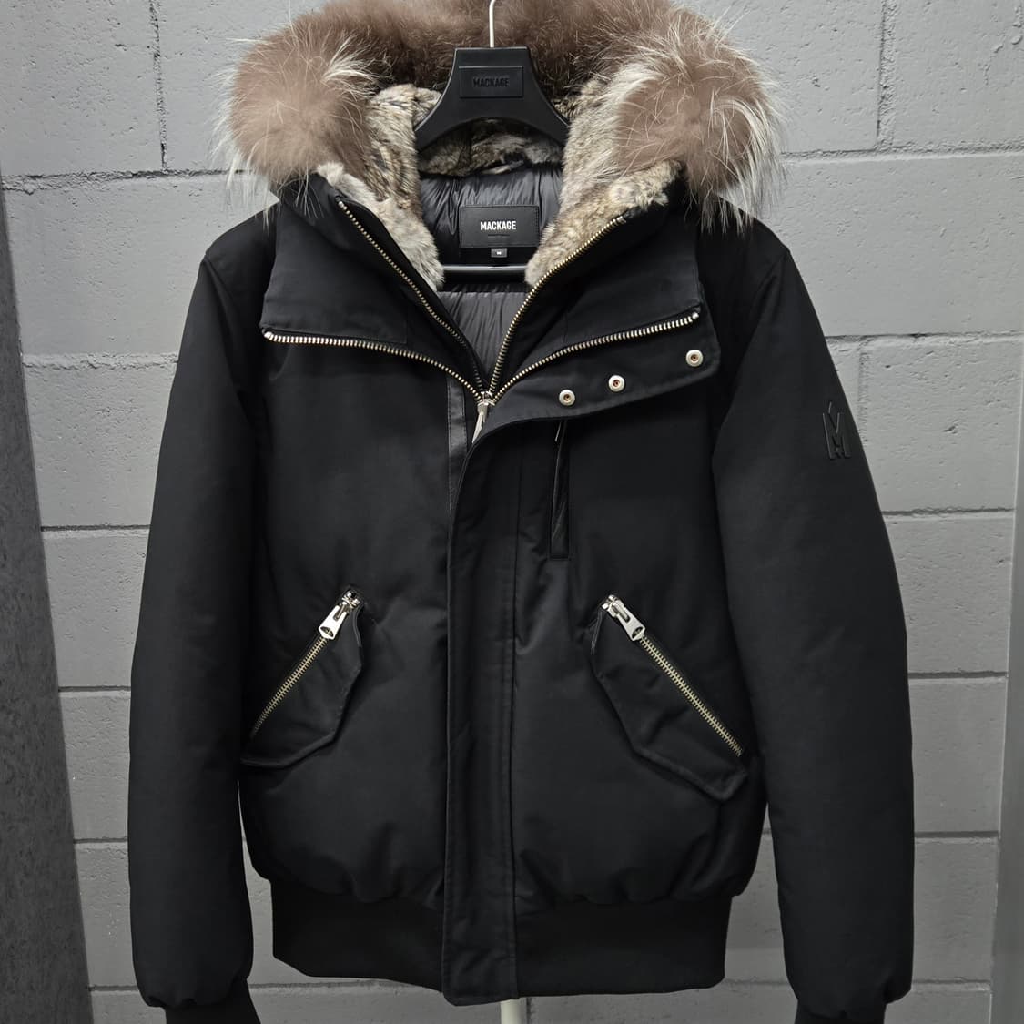 맥케이지 딕슨 패딩 38 실버퍼 상품이미지2