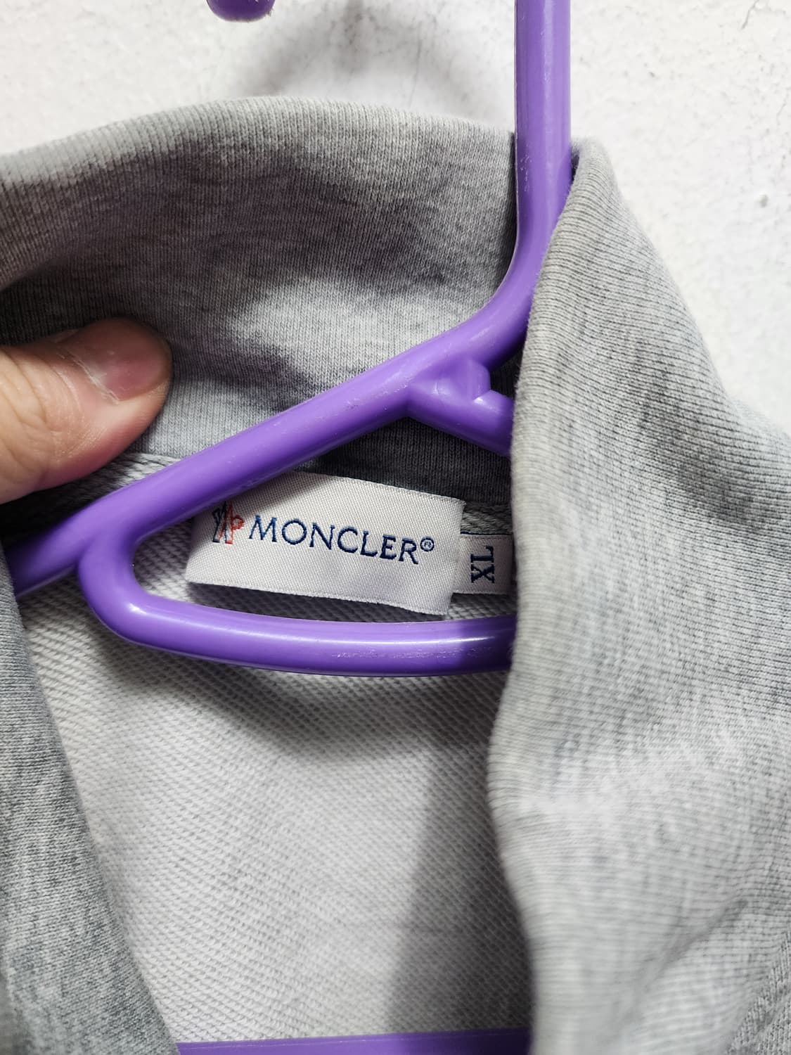 몽클레어 전투용 그레이 집업 상품이미지5