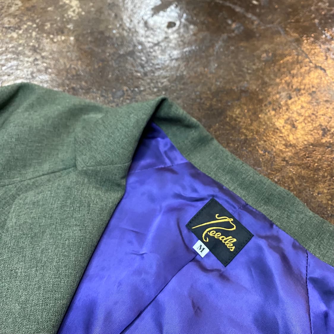 (M) 니들스 올리브 그린 셋업 수트 상품이미지4