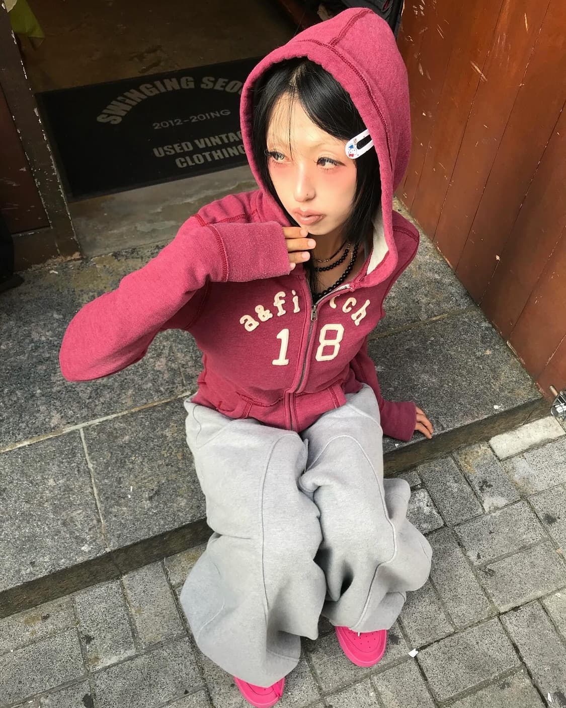 Abercrombie Hood Zip-Up 상품이미지1