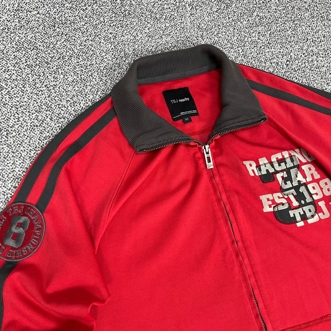 <빈티지 레이싱 집업 져지> No.1273 상품이미지7