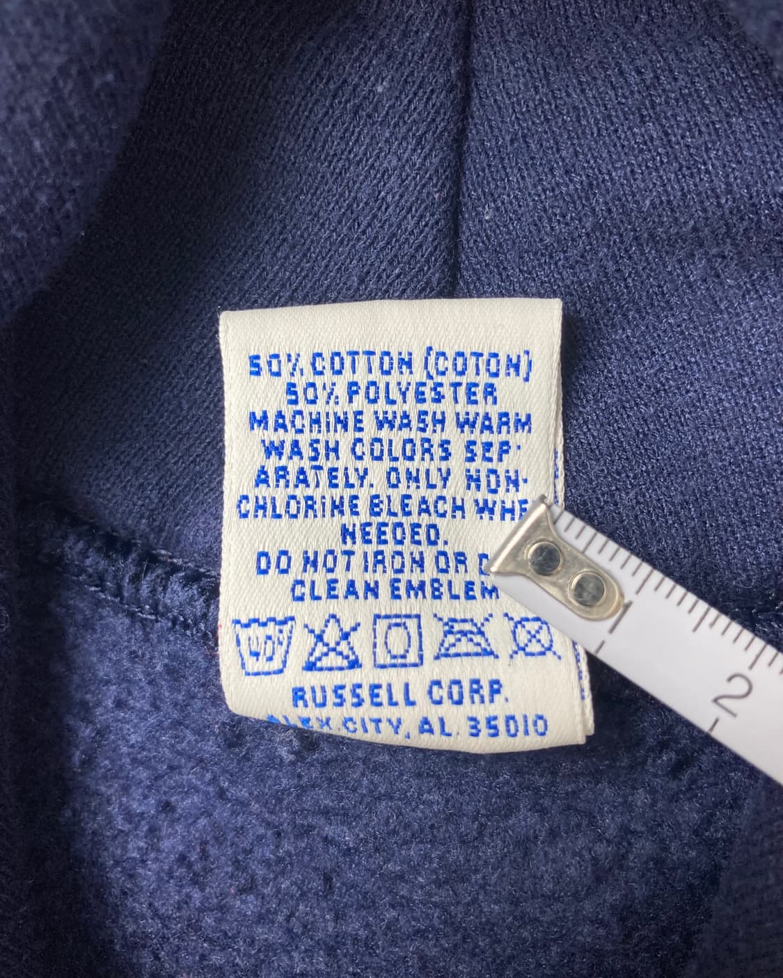 90s Russell Hoodie (navy) 상품이미지4