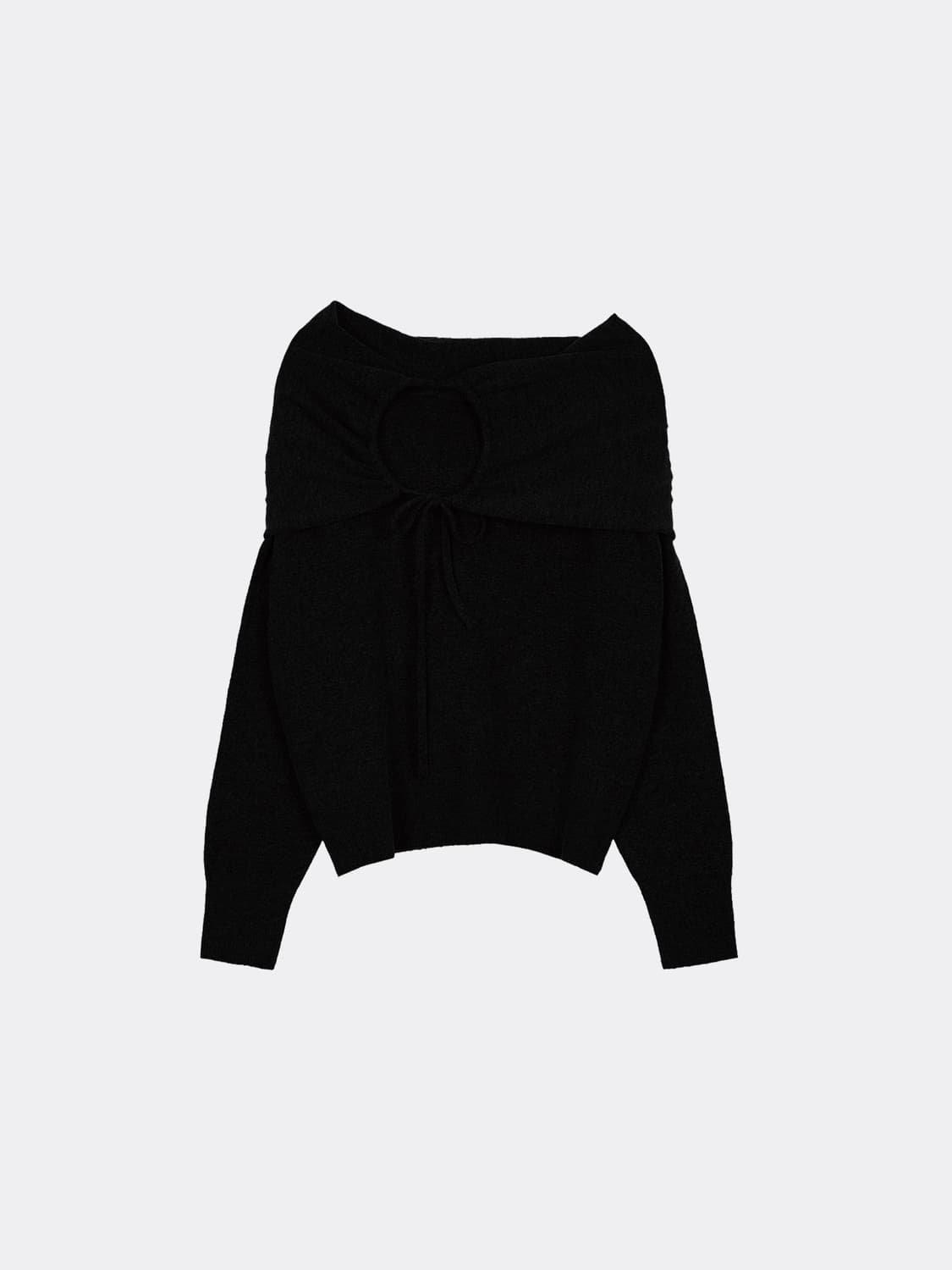 다이닛 허그미 오프숄더 니트 상품이미지4