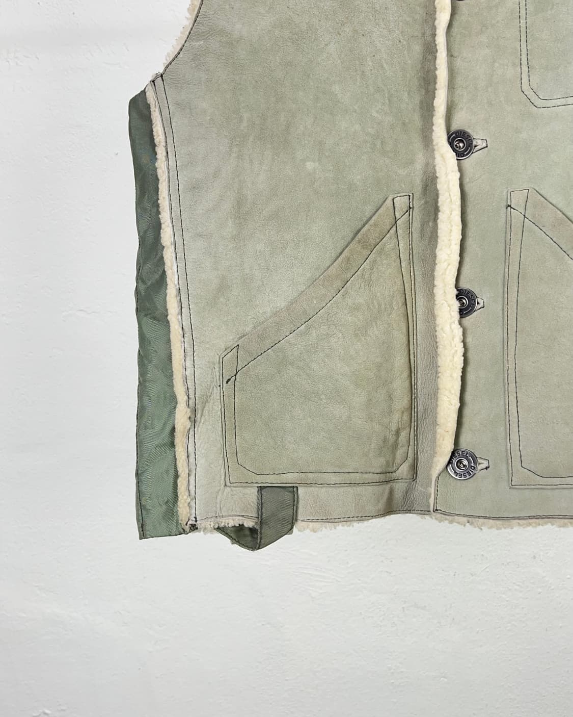 디젤 시안 스웨이드 벤틸 셰르파 유틸리티 베스트 상품이미지4