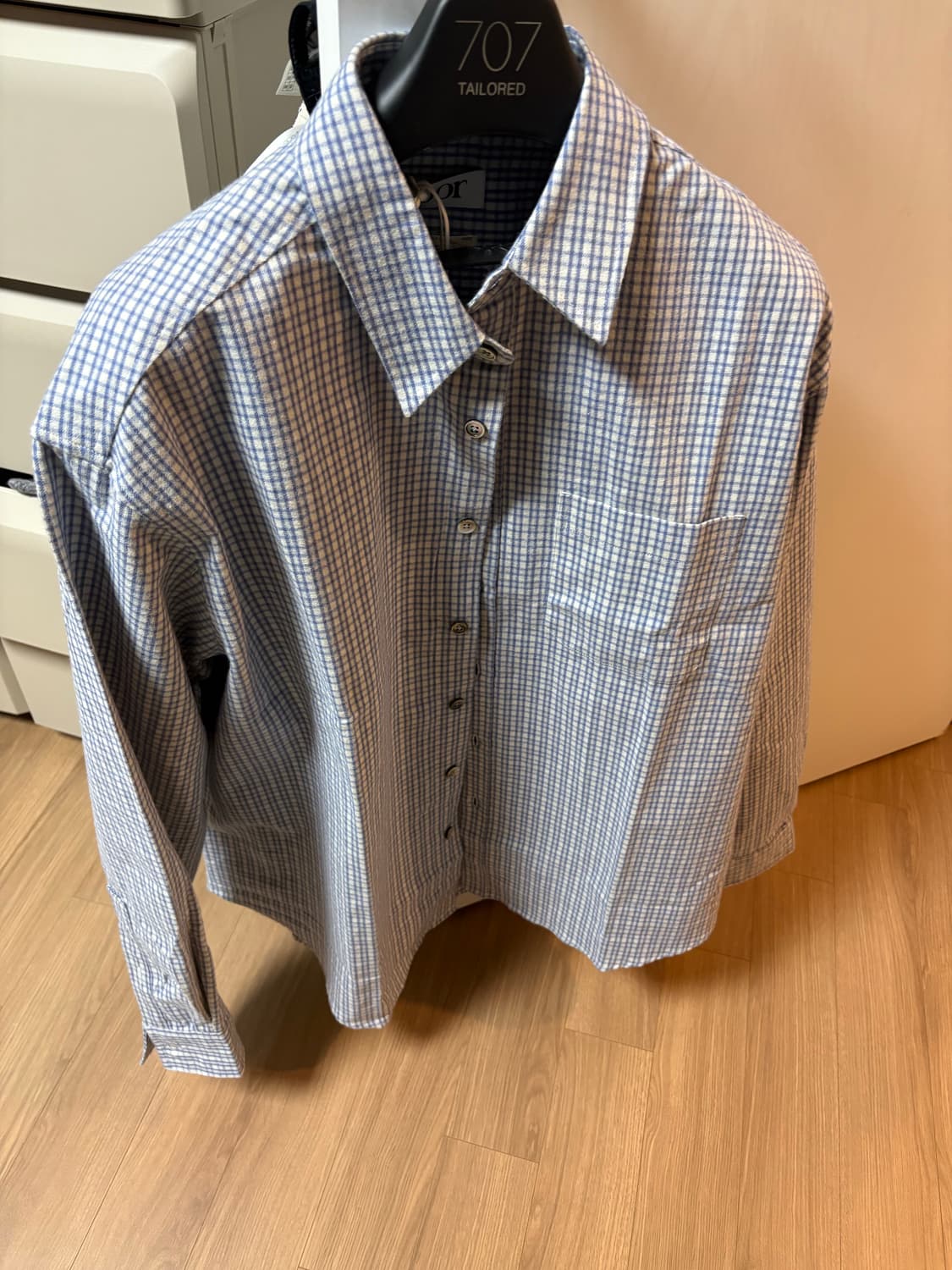 쿠어 블럭체크셔츠M 상품이미지3