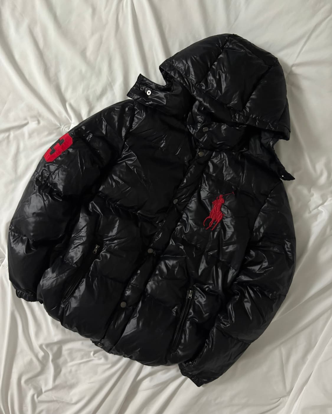 폴로 빅포니 유광 패딩 상품이미지1