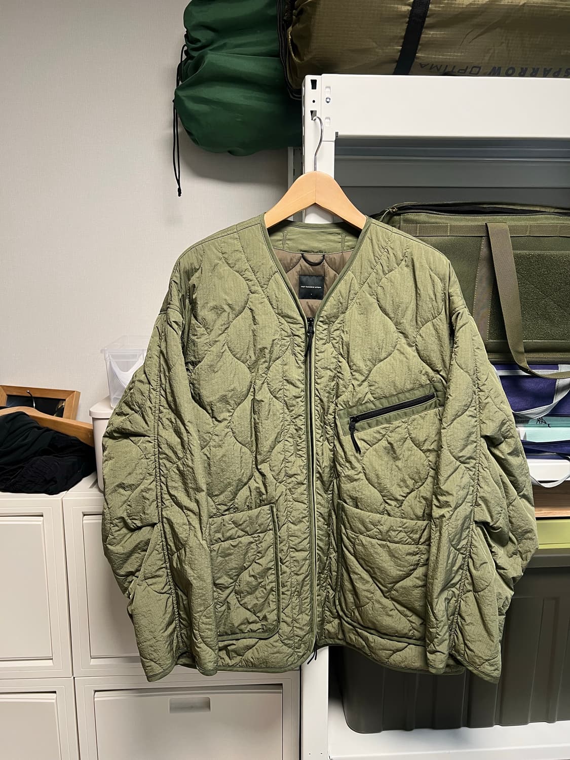 1사이즈) 모이프 밀라이너 올리브 자켓 상품이미지1