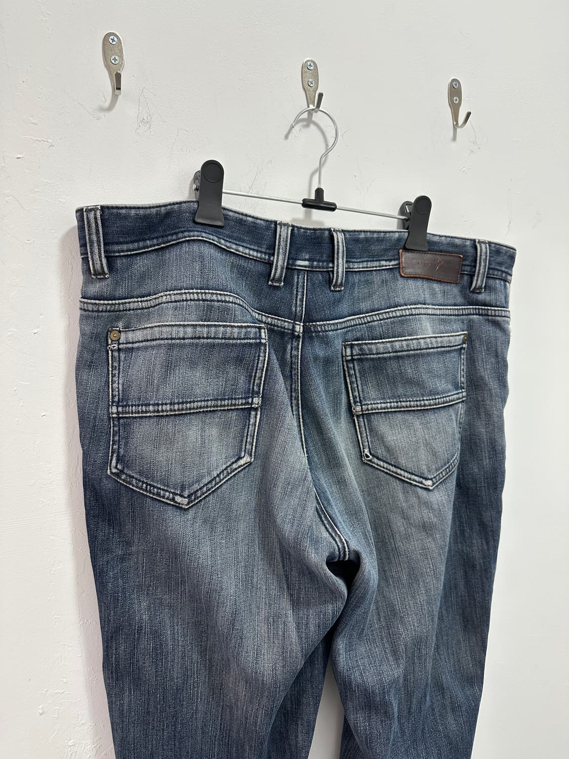 Vintage destroyed washing denim jeans 상품이미지10
