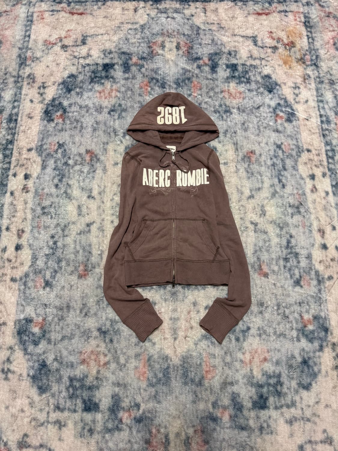 Abercrombie 00s y2k milk choco hoodie 상품이미지2