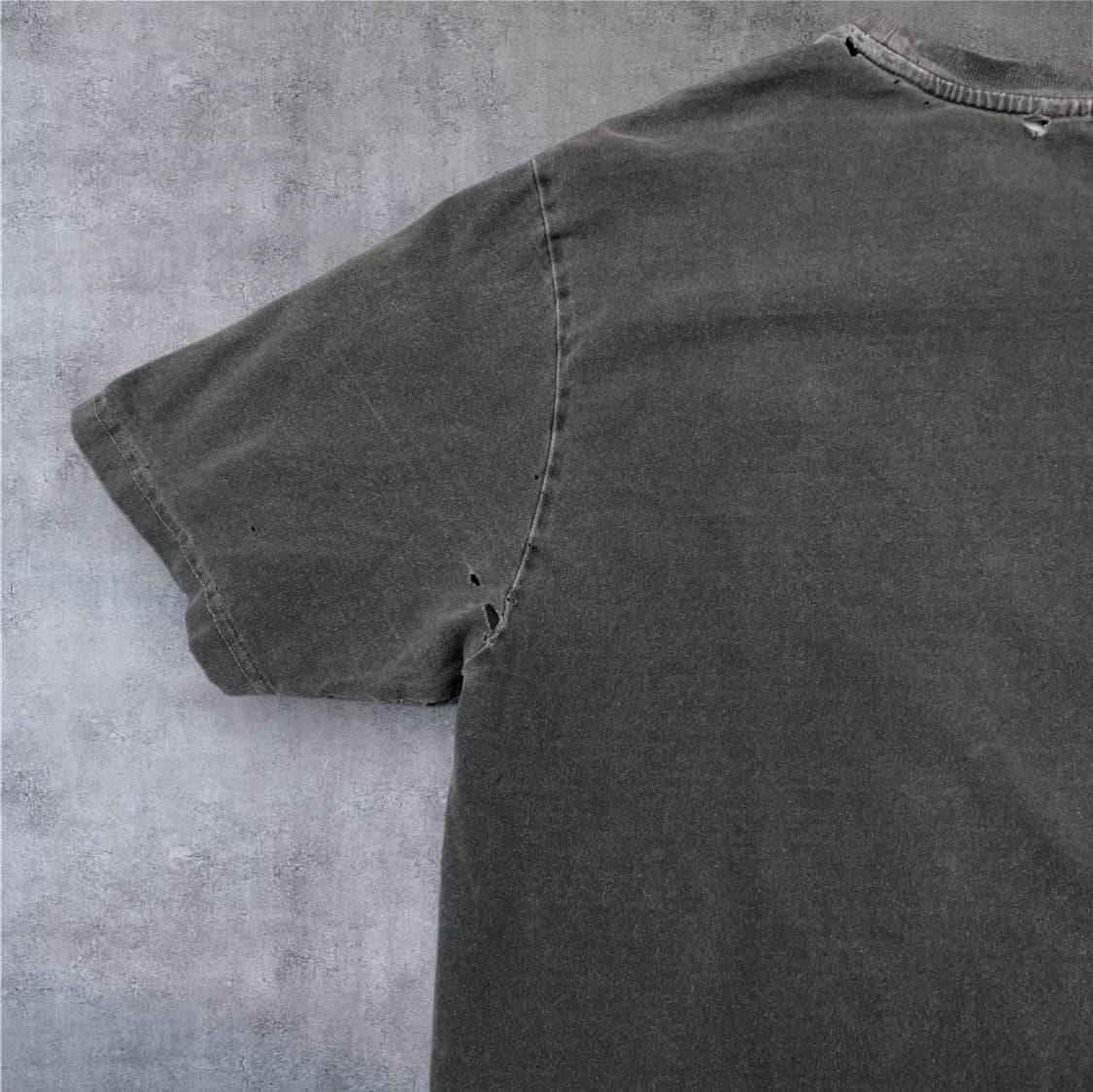 할리데이비슨 차콜 워싱 디스트로이드 빈티지 반팔 티셔츠 M 상품이미지9