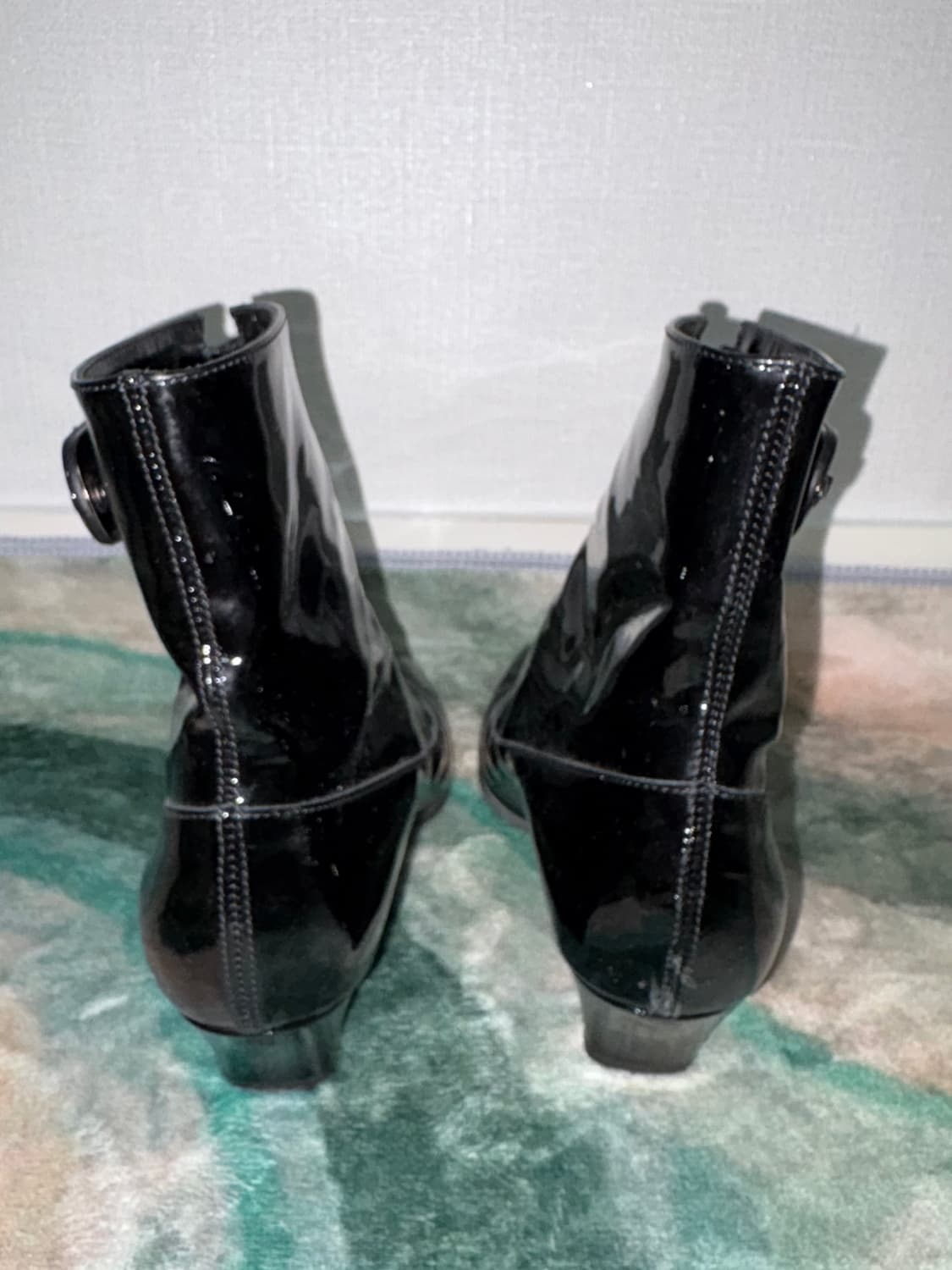 버버리 페이턴트 레더 웨스턴 부츠 상품이미지5