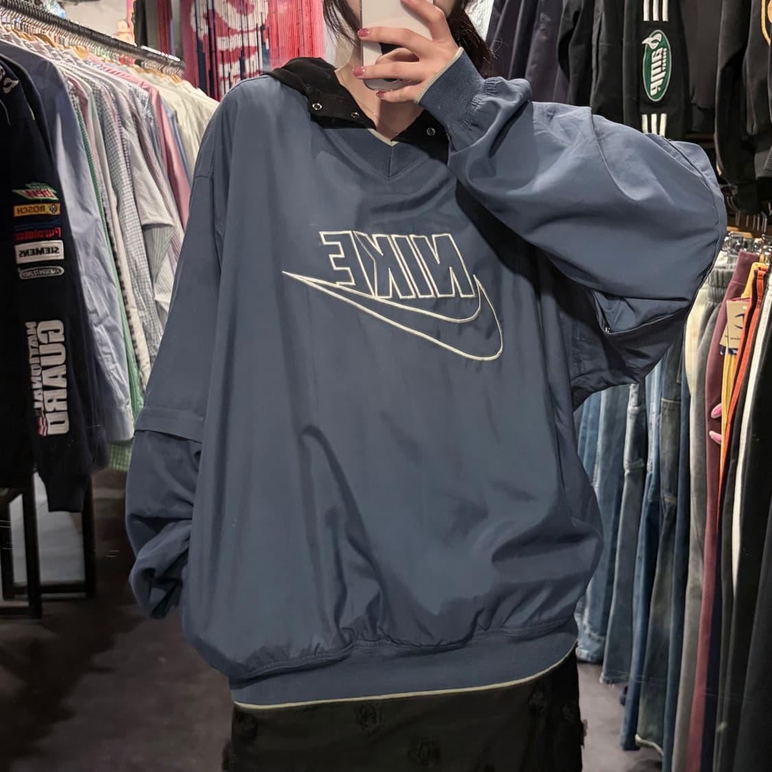 [IM] Nike 나이키 반팔 투웨이 웜업 소라 상품이미지2
