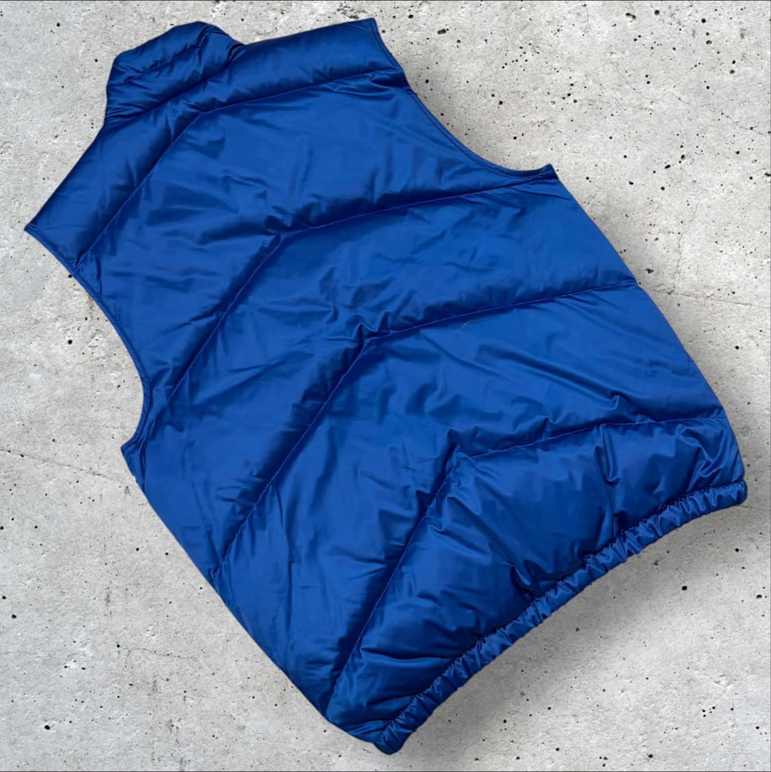 [105] 06s 아디다스 컬러블록 다운 패딩 조끼 블루 D88 상품이미지2