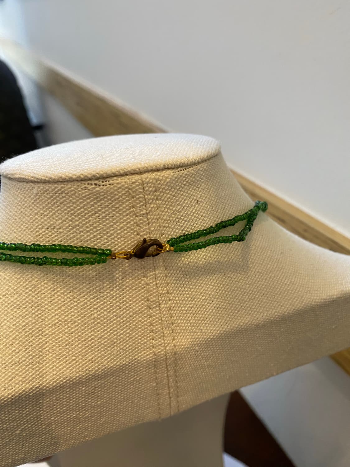 빈티지 그린 드롭 비즈 목걸이 상품이미지7