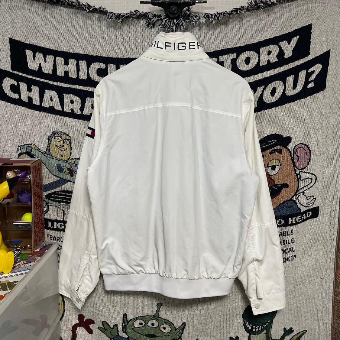 타미힐피거 화이트 블루종 바람막이 상품이미지6