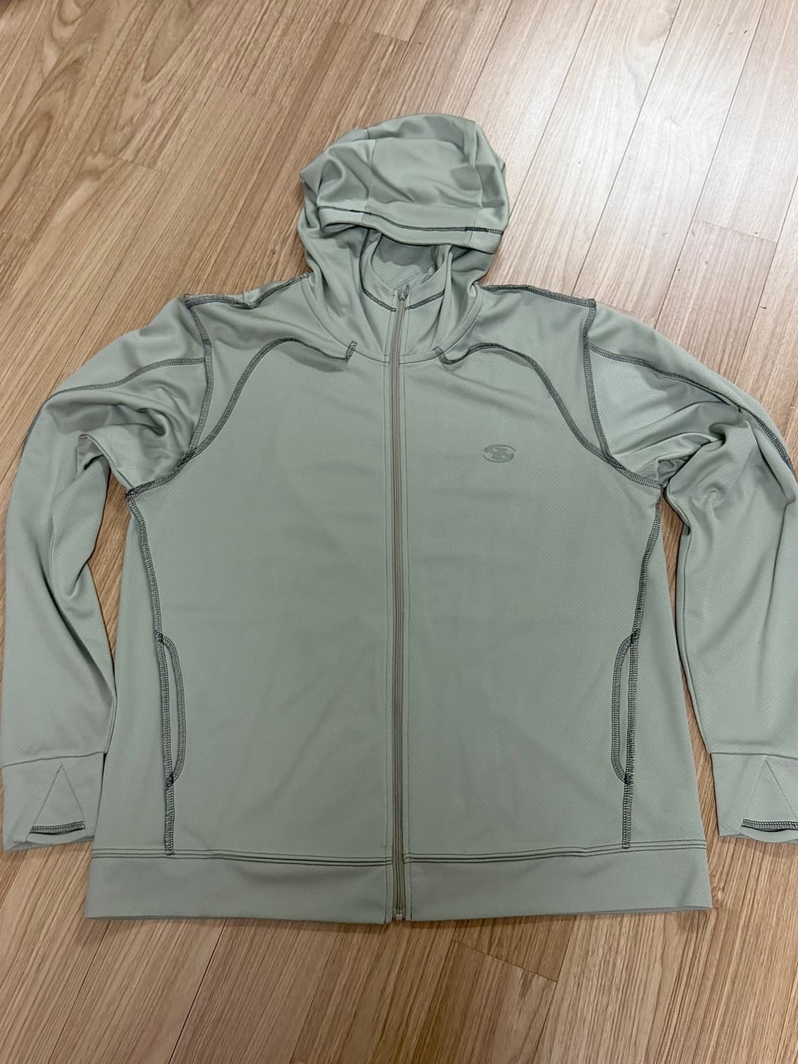 산산기어 오버록 메쉬 집업 라이트 그린 (2size) 상품이미지10