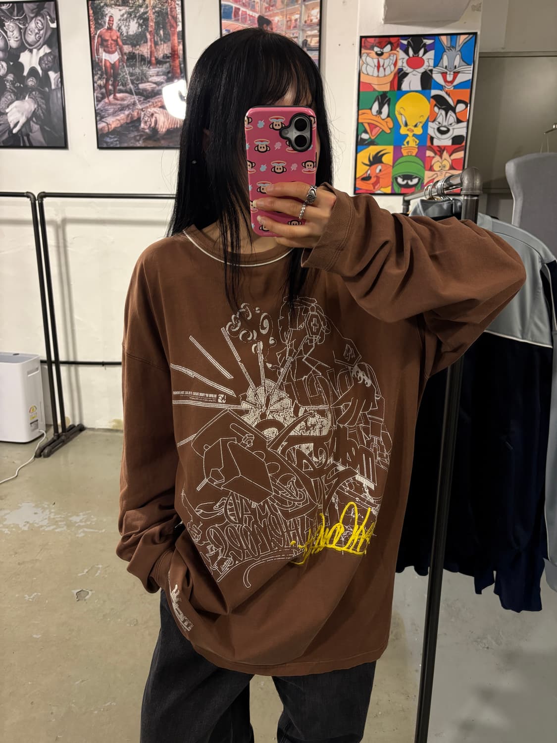 일제 메탈다운 그런지 롱슬리브 상품이미지1