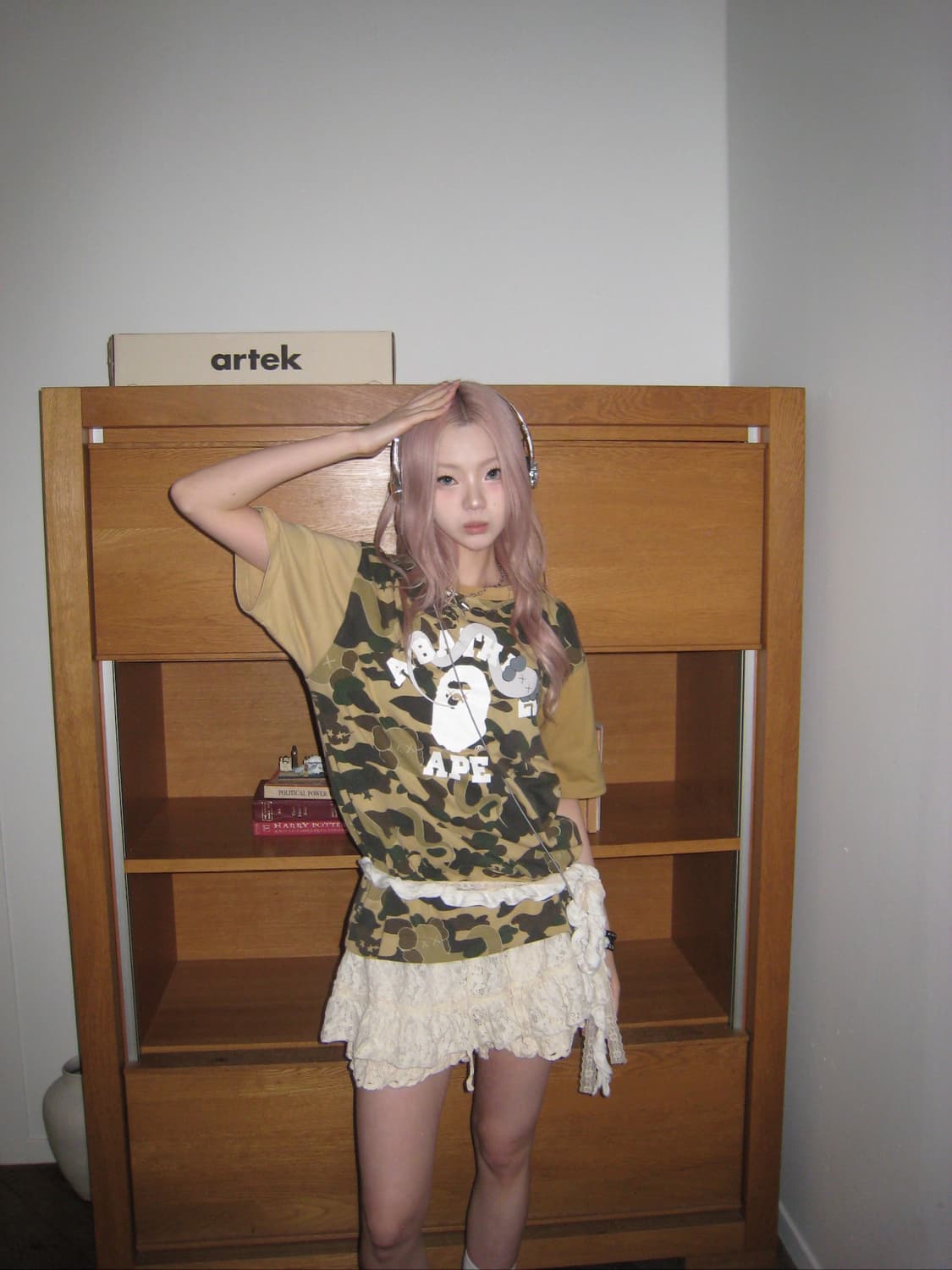 Bape 베이프 황계 카우스 컬리지 상품이미지2