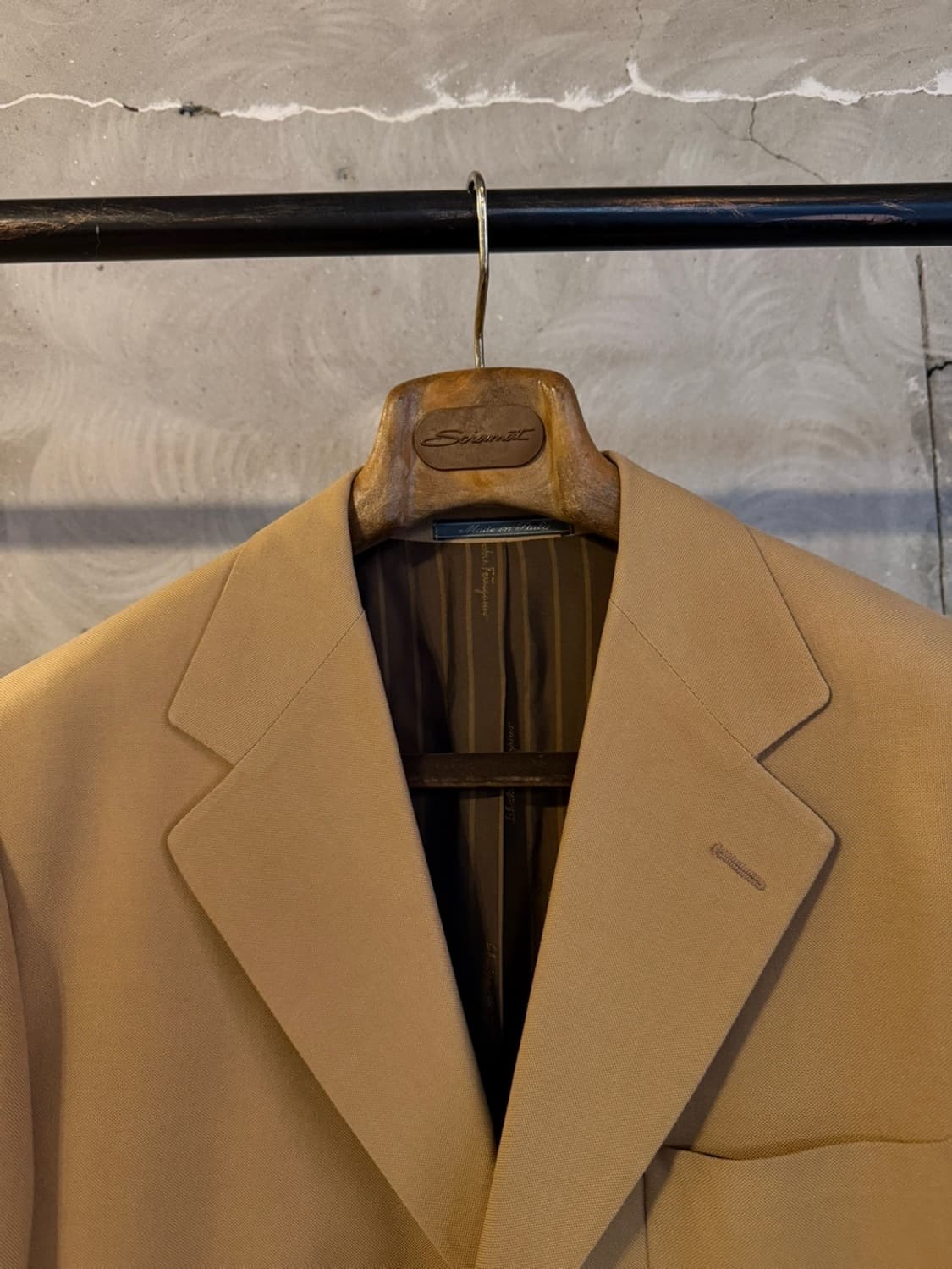 살바토레 페라가모 울 실크 몰스킨 자켓 105 상품이미지6