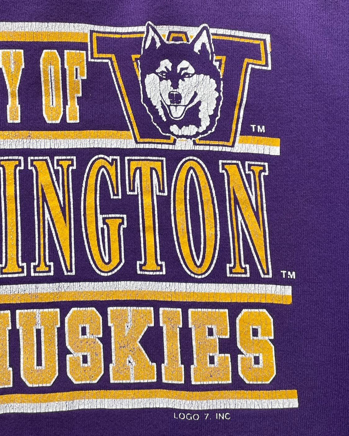 90s USA Washington University sweatshirt 상품이미지7