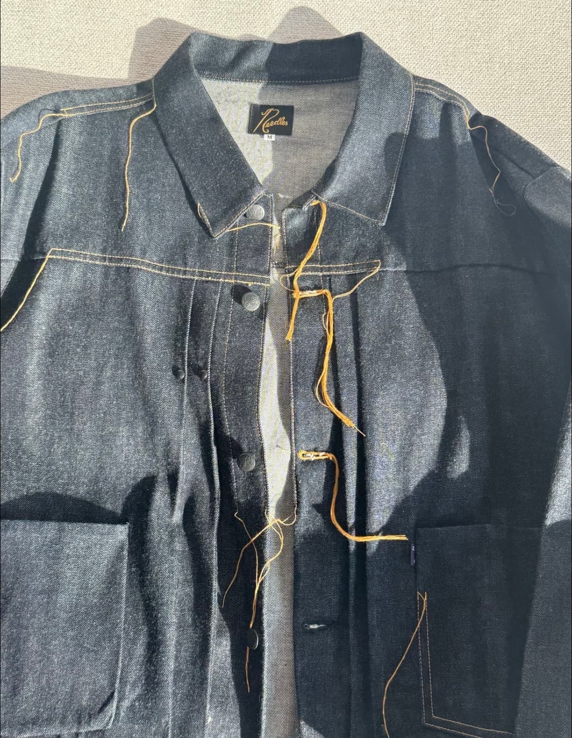 Needles 니들스 디테일 청자켓 데님자켓 m 상품이미지4