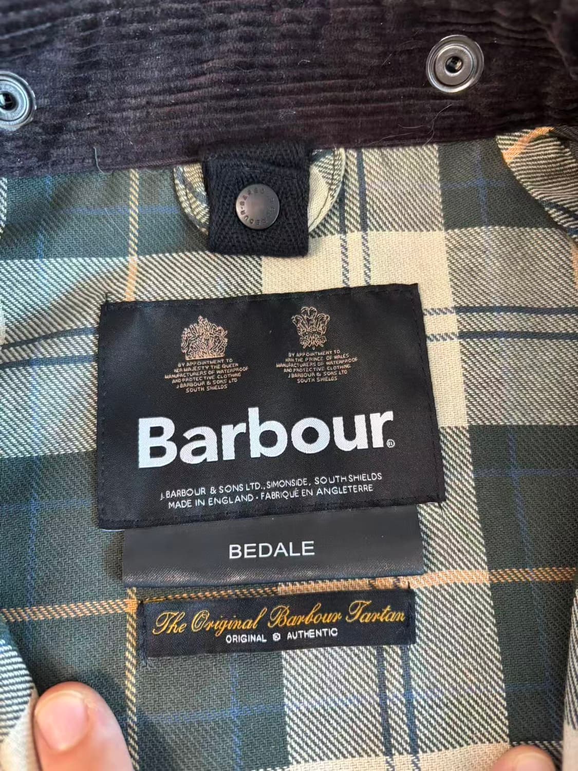 바버 비데일 세이지 (싸이즈 38) 새상품  상품이미지2