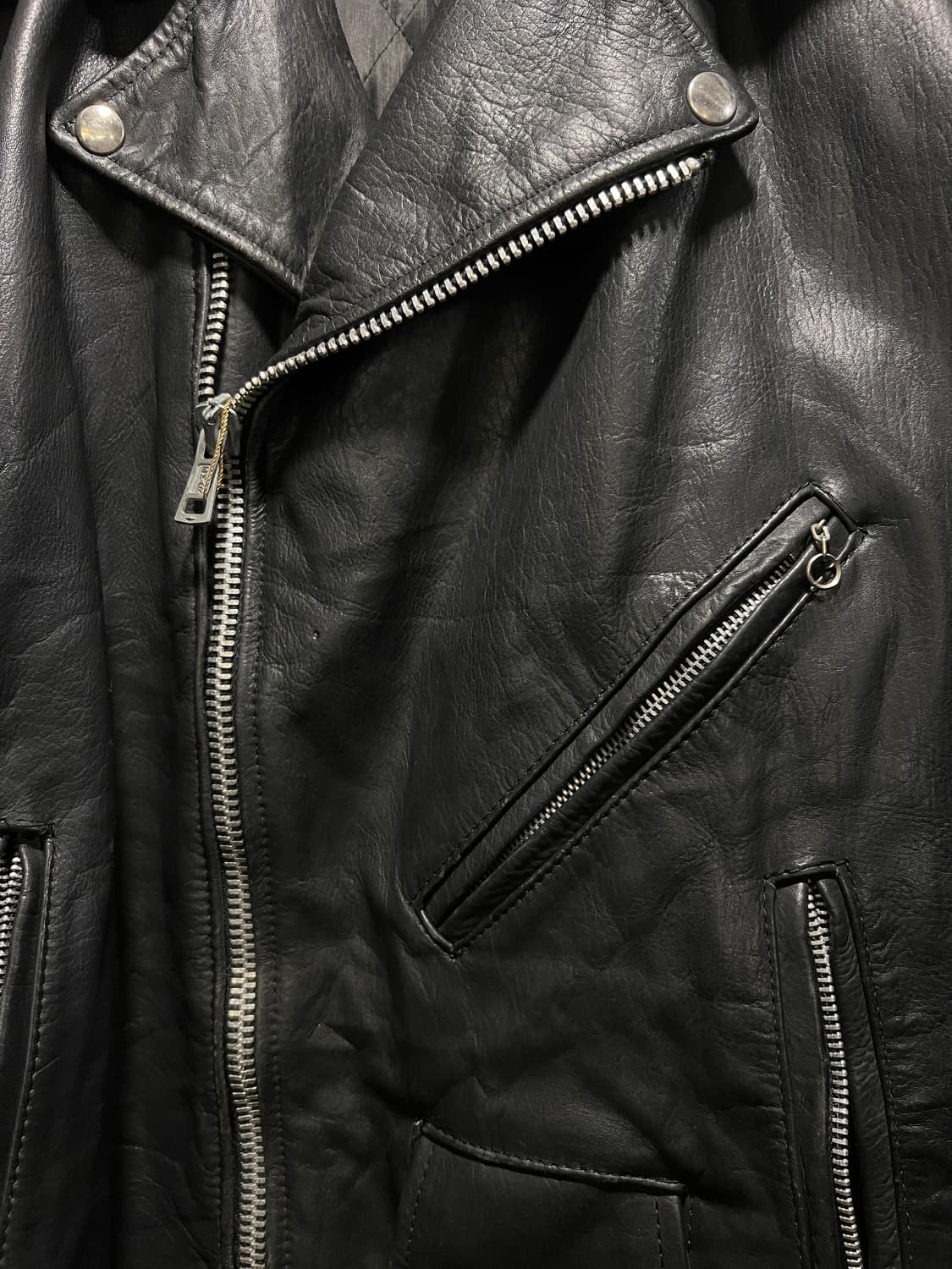 [XL]80's Sears USA 시어스 레더 샵 라이더 자켓 상품이미지4