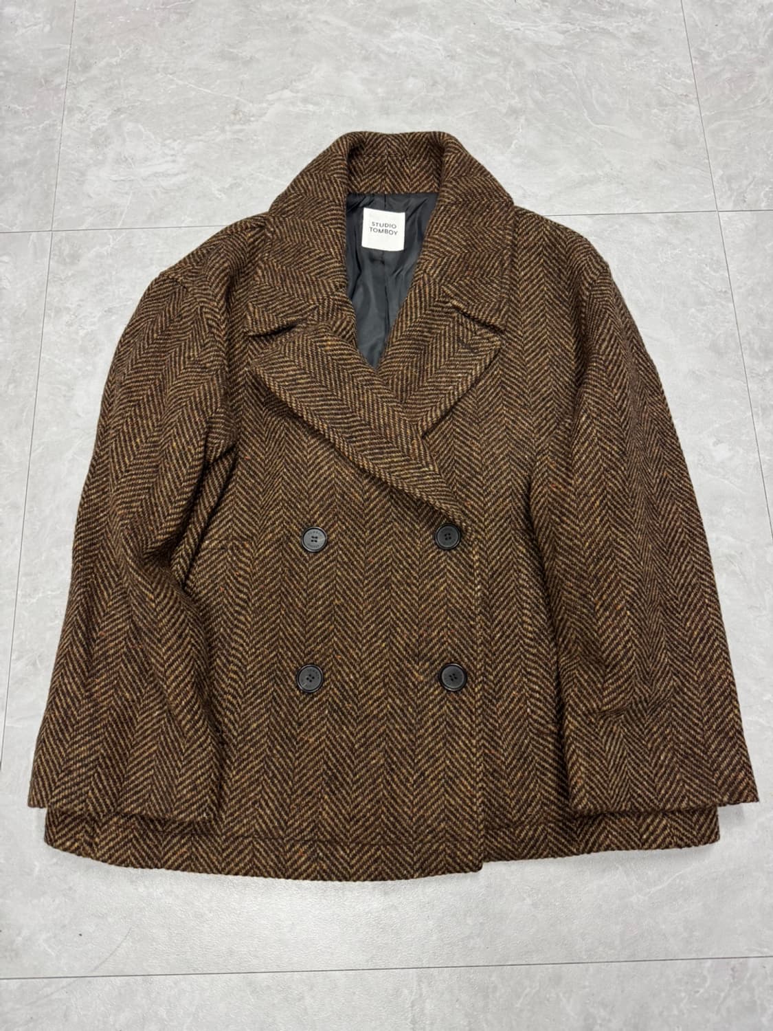 스튜디오 톰보이 23FW 헤링본  상품이미지1