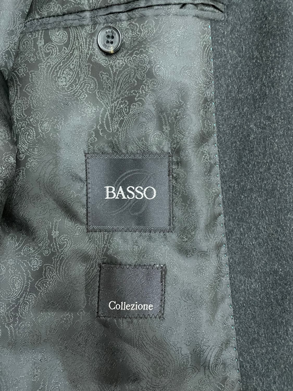 BASSO 로로피아나 캐시미어 코트 챠콜 상품이미지8