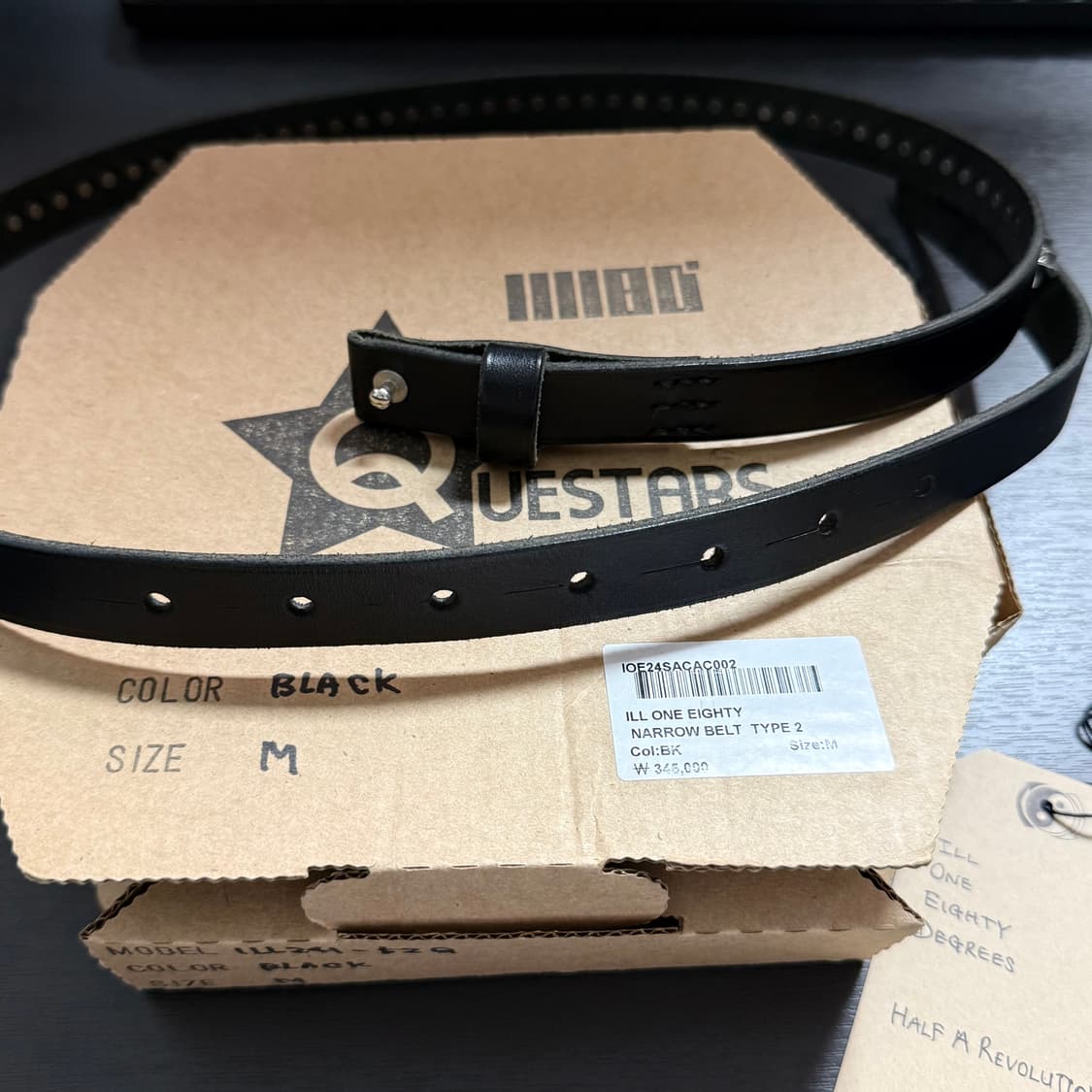 ILL ONE EIGHTY 스터드 벨트 상품이미지4