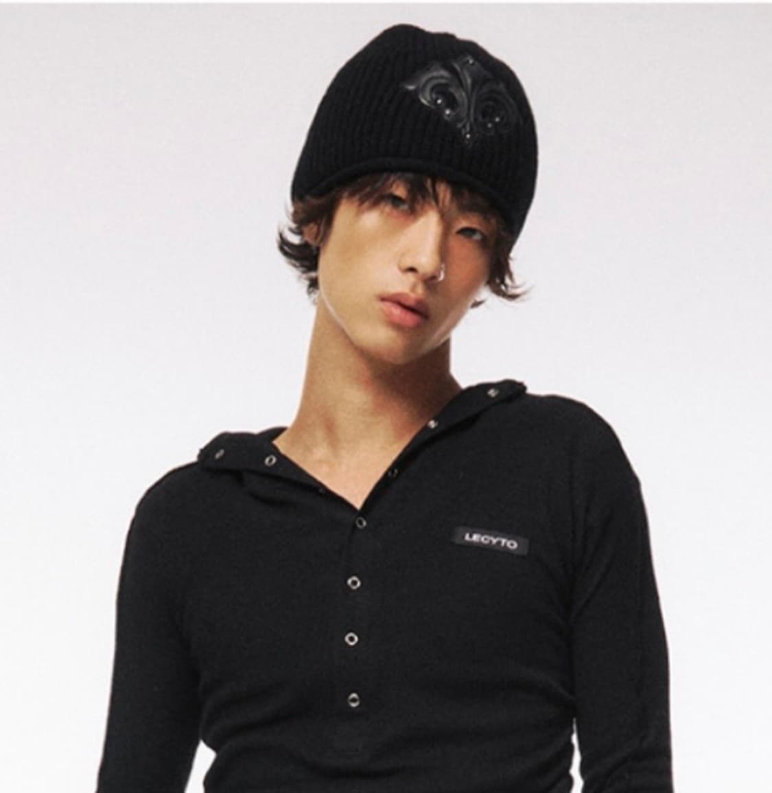 레씨토 레더 패치 비니 모자 상품이미지2