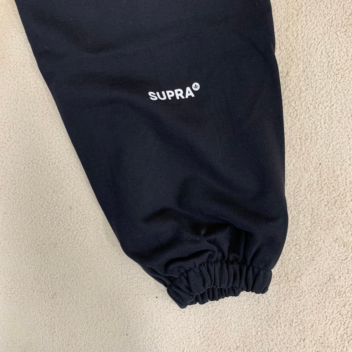 SUPRA 수프라 빅로고 스웻 조거 팬츠(M/블랙) 스웻셋업 상품이미지6